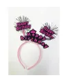 Happy Birthday Neon Renk Doğum Günü Tacı 12 Adet