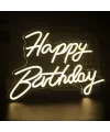 HAPPY BIRTHDAY Yazılı Neon Led