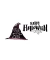 Happy Halloween Temalı Duvar Stickerı