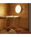 Hareket Sensörlü Usb Şarjlı Spot Lamba Mıknatıslı ve Yapışkanlı Gün Işığı Renk Led