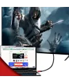 HDMI Kablosu HDTV Bilgisayar Uydu Görüntü Ses Full HD Sargılı Görüntü Aktarma Kablosu