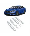 Honda Civic FC5 2016 - 2021 Uyumlu Kapı Kolu Krom