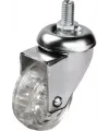 ieg™ Hts 302 - 50x20 mm Şeffaf Makaralı Vidalı Teker
