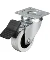 ieg™ Hts 334 - 50x20 mm Çift Bilyalı Tablalı Frenli Teker 4 Adet