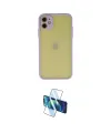 ieg™ iPhone 11 Kılıf Ahenk Çizgi Serisi - Siyah 3D Antistatik Cam Ekran Koruyucu