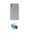 ieg™ iPhone 11 Kılıf Ahenk Çizgi Serisi - Siyah 3D Antistatik Cam Ekran Koruyucu
