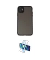 ieg™ iPhone 11 Kılıf Ahenk Çizgi Serisi - Siyah 3D Antistatik Cam Ekran Koruyucu