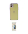 ieg™ iPhone 11 Kılıf Ahenk Çizgi Serisi - Siyah 6D Mat Seramik Hayalet Nano Ekran Koruyucu