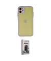 ieg™ iPhone 11 Kılıf Ahenk Çizgi Serisi - Siyah Bilvis Hayalet Cam Ekran Koruyucu