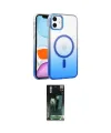 ieg™ iPhone 11 Kılıf Ahenk Doku Özel Seri - Şeffaf 360 Full Body Arka Koruyucu