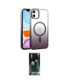 ieg™ iPhone 11 Kılıf Ahenk Doku Özel Seri - Şeffaf 360 Full Body Arka Koruyucu