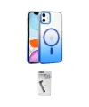 ieg™ iPhone 11 Kılıf Ahenk Doku Özel Seri - Şeffaf Uv Polymer Nano Ekran Koruyucu