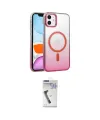 ieg™ iPhone 11 Kılıf Ahenk Doku Özel Seri - Şeffaf Uv Polymer Nano Ekran Koruyucu