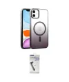 ieg™ iPhone 11 Kılıf Ahenk Doku Özel Seri - Şeffaf Uv Polymer Nano Ekran Koruyucu