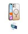 ieg™ iPhone 11 Kılıf Ahenk Doku Özel Seri - Siyah 3D Antistatik Cam Ekran Koruyucu