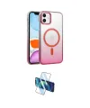ieg™ iPhone 11 Kılıf Ahenk Doku Özel Seri - Siyah 3D Antistatik Cam Ekran Koruyucu