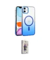 ieg™ iPhone 11 Kılıf Ahenk Doku Özel Seri - Siyah Bilvis 3D Cam Ekran Koruyucu