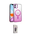 ieg™ iPhone 11 Kılıf Ahenk Doku Özel Seri - Siyah Bilvis 3D Cam Ekran Koruyucu