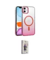 ieg™ iPhone 11 Kılıf Ahenk Doku Özel Seri - Siyah Bilvis 3D Cam Ekran Koruyucu