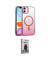 ieg™ iPhone 11 Kılıf Ahenk Doku Özel Seri - Siyah Bilvis Hayalet Cam Ekran Koruyucu