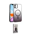 ieg™ iPhone 11 Kılıf Ahenk Doku Özel Seri - Siyah Bilvis Hayalet Cam Ekran Koruyucu