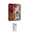ieg™ iPhone 11 Kılıf Ahenk Klasik Koleksiyonu - Şeffaf Uv Polymer Nano Ekran Koruyucu