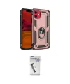 ieg™ iPhone 11 Kılıf Ahenk Klasik Koleksiyonu - Şeffaf Uv Polymer Nano Ekran Koruyucu