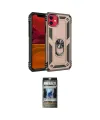 ieg™ iPhone 11 Kılıf Ahenk Klasik Koleksiyonu - Siyah 34D Hayalet Izgaralı Cam