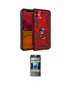 ieg™ iPhone 11 Kılıf Ahenk Klasik Koleksiyonu - Siyah 34D Hayalet Izgaralı Cam