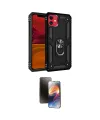 ieg™ iPhone 11 Kılıf Ahenk Klasik Koleksiyonu - Siyah 3D Antistatik Mat Seramik Nano Ekran Koruyucu