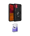 ieg™ iPhone 11 Kılıf Ahenk Klasik Koleksiyonu - Siyah Bilvis 5in1 5D Magic Hayalet Cam Ekran Koruyucu