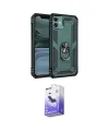 ieg™ iPhone 11 Kılıf Ahenk Klasik Koleksiyonu - Siyah Bilvis 5in1 5D Magic Hayalet Cam Ekran Koruyucu