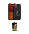 ieg™ iPhone 11 Kılıf Ahenk Klasik Koleksiyonu - Siyah Buffer Cam Ekran Koruyucu