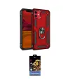ieg™ iPhone 11 Kılıf Ahenk Klasik Koleksiyonu - Siyah Buffer Hayalet Cam Ekran Koruyucu