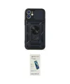 ieg™ iPhone 11 Kılıf Ahenk Klasik - Şeffaf Pasifik Cam Ekran Koruyucu