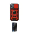 ieg™ iPhone 11 Kılıf Ahenk Klasik - Siyah 3D Antistatik Hayalet Cam Ekran Koruyucu