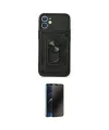 ieg™ iPhone 11 Kılıf Ahenk Klasik - Siyah 3D Antistatik Hayalet Cam Ekran Koruyucu