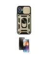 ieg™ iPhone 11 Kılıf Ahenk Klasik - Siyah 3D Antistatik Mat Seramik Nano Ekran Koruyucu