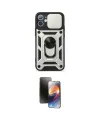 ieg™ iPhone 11 Kılıf Ahenk Klasik - Siyah 3D Antistatik Mat Seramik Nano Ekran Koruyucu