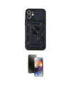 ieg™ iPhone 11 Kılıf Ahenk Klasik - Siyah 3D Antistatik Mat Seramik Nano Ekran Koruyucu