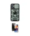 ieg™ iPhone 11 Kılıf Ahenk Klasik - Siyah 3D Antistatik Mat Seramik Nano Ekran Koruyucu