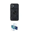 ieg™ iPhone 11 Kılıf Ahenk Klasik - Siyah 3D Antistatik Seramik Nano Ekran Koruyucu