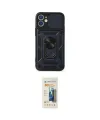 ieg™ iPhone 11 Kılıf Ahenk Klasik - Siyah 6D Mat Seramik Hayalet Nano Ekran Koruyucu