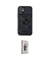 ieg™ iPhone 11 Kılıf Ahenk Klasik - Siyah Bilvis 3D Cam Ekran Koruyucu