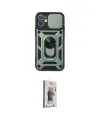 ieg™ iPhone 11 Kılıf Ahenk Klasik - Siyah Bilvis 3D Cam Ekran Koruyucu