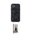 ieg™ iPhone 11 Kılıf Ahenk Klasik - Siyah Bilvis Hayalet Cam Ekran Koruyucu