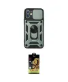 ieg™ iPhone 11 Kılıf Ahenk Klasik - Siyah Buffer Cam Ekran Koruyucu