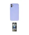 ieg™ iPhone 11 Kılıf Ahenk Serisi - Siyah 34D Hayalet Izgaralı Cam
