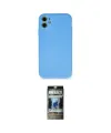 ieg™ iPhone 11 Kılıf Ahenk Serisi - Siyah 34D Hayalet Izgaralı Cam