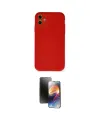 ieg™ iPhone 11 Kılıf Ahenk Serisi - Siyah 3D Antistatik Mat Seramik Nano Ekran Koruyucu